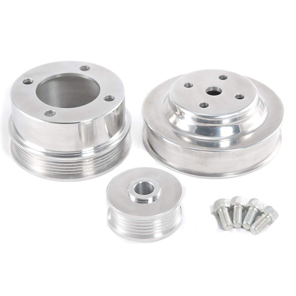 Aluminum Underdrive pulleys, 1979-93 Mustang 5.0