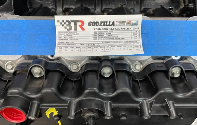 7.3 Godzilla long block engine with BTR Truck Norris camshaft