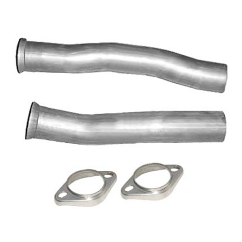 Pypes Flow tubes, muffler to exhaust flange, 79-04 Mustang