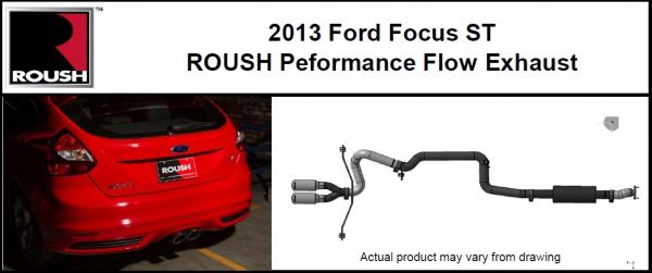 focus st roush exhaust