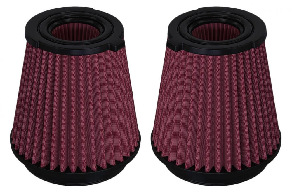 SandB High Flow air filters pair, cleanable oil, 2024 Mustang GT